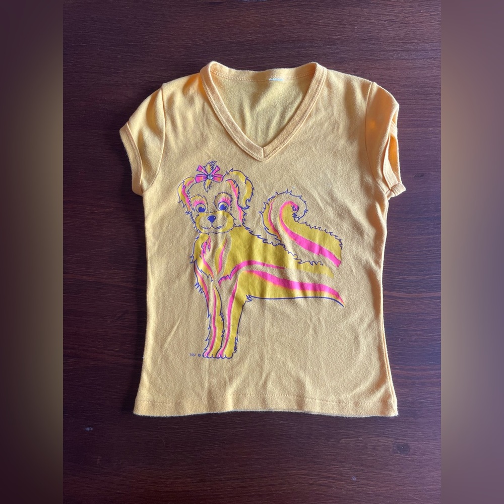 Vintage puppy tee